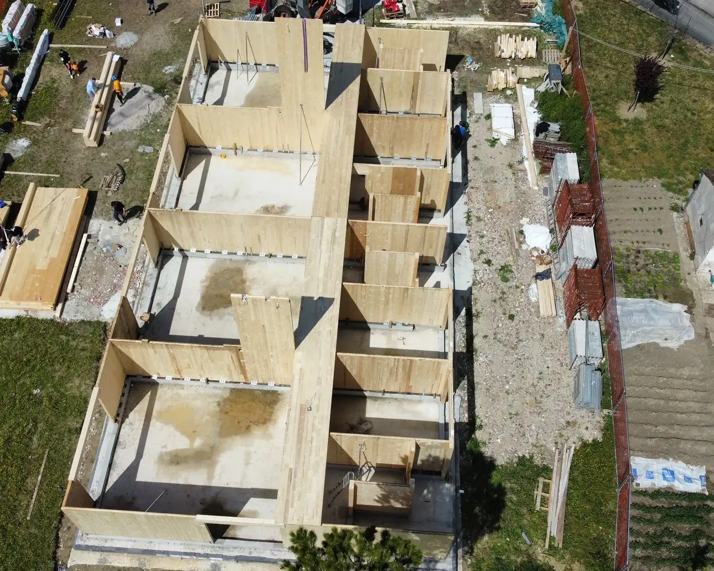 MGS Costruzioni Realizzazione 4 villette a schiera in X-Lam